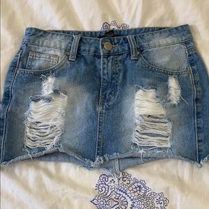 Forever 21 denim skirt